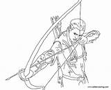 Hawkeye sketch template