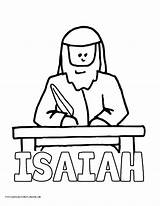 Isaiah sketch template