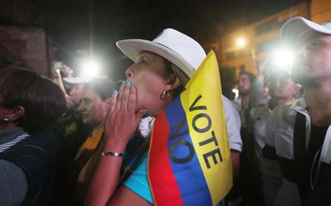 Colombians Vote No To Farc Peace Deal