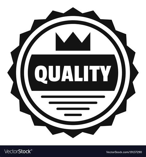 big quality logo simple style royalty  vector image