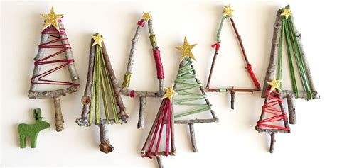 How To Make Mini Christmas Tree Decorations Mini Twig Christmas Tree