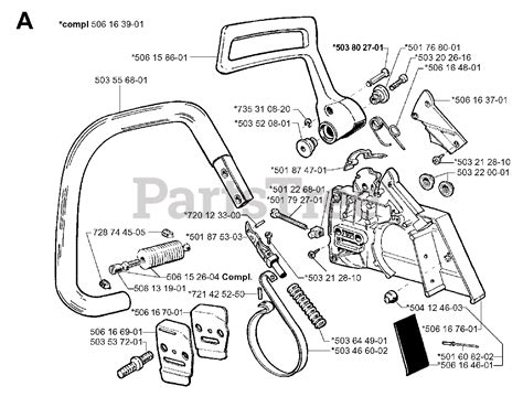 jonsered  jonsered chainsaw   chain brake parts lookup  diagrams partstree