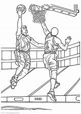 Coloring Basketball Pages Printable Dunk Player Slam Oklahoma Boys Colouring Color Print Getdrawings Getcolorings Popular Delighted Kids sketch template