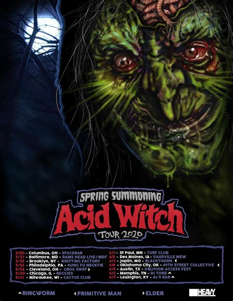 acid witch announce dates for “spring summoning tour” r