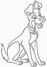Disney Dog Coloring Pages Printable Getcolorings Color sketch template