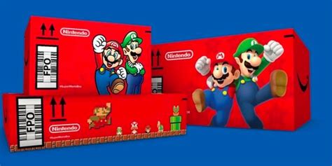 Amazon Is Randomly Shipping Boxes In Mario Themed Boxes