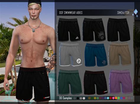 The Sims Resource Dsf Swimwear Shorts Abies