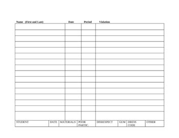 teacher documentation forms  classroom management  sharon cortez