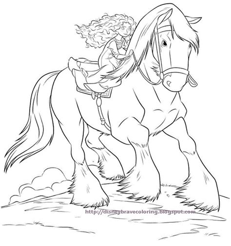 pin  andrea  printables horse coloring pages disney princess