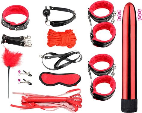 10pcs set av stick vibrator for women leather bondage