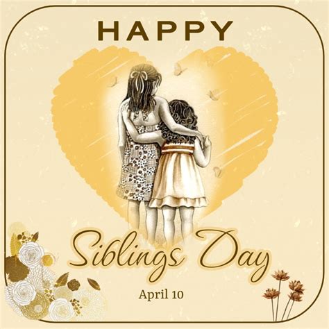 happy siblings day post instagram  template postermywall