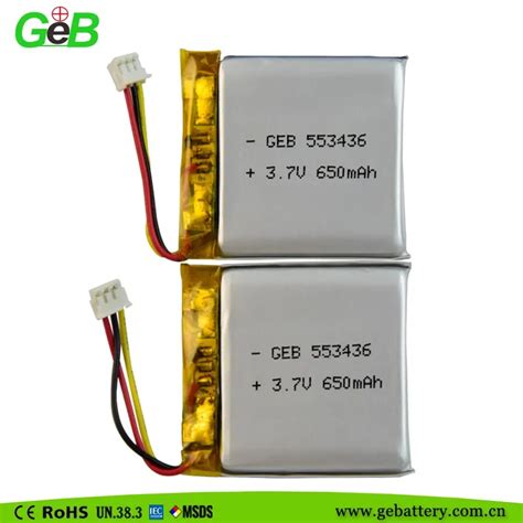rechargeable cell   mah lithium ion polymer battery buy  mah battery