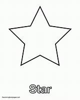 Star Coloring Shape Pages Shapes Stars Template Printable Preschoolers Cliparts Cartoon Clipart Small Simple Color Sheet Kids Book Print Sheets sketch template