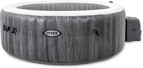 Intex 28439e Greywood Deluxe 4 Person Inflatable Spa Hot