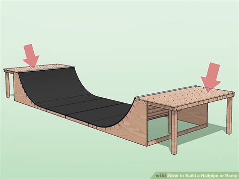 how to build a halfpipe or ramp with pictures wikihow