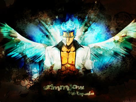 all male bleach grimmjow jeagerjaques kubo tite male mask wings