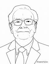 Buffett Warren Sketch Oracle Omaha Illustration Referencing Produced Shots Portrait Above Few Via Pro Digital Google sketch template
