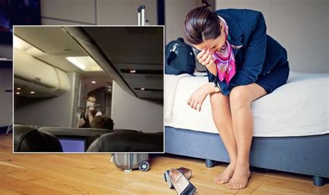 flights viral video shows cabin crew member s heartbreaking goodbye