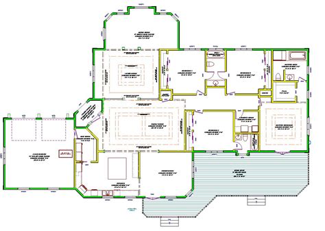 single story house plans design interior