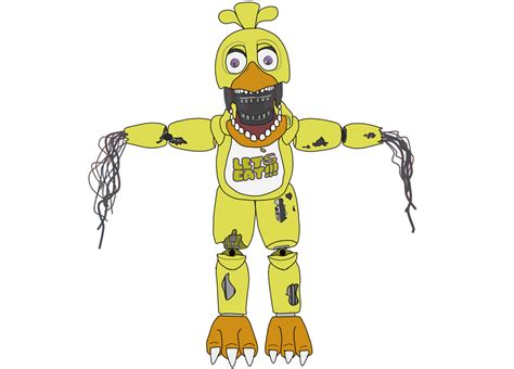 Withered Chica Five Nights At Freddy S 2 By J04c0 On Deviantart