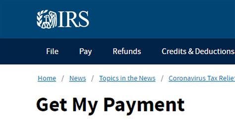 irs relaunches   payment portal   coronavirus stimulus