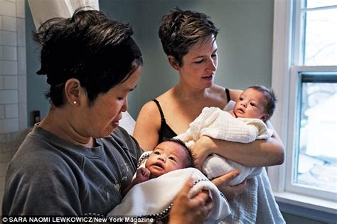 lesbian couple get pregnant and give birth to sons days apart daily