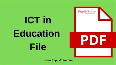 critical understanding  ict bed practical file  english