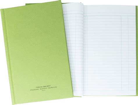 Tacticai Green Military Log Book 5 25” X 8” – 4 Columns