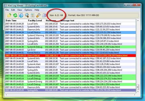 kiwi log viewer  windows unipress software
