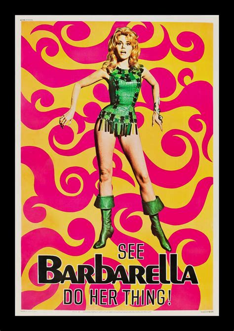 Barbarella 40x60 Cinemasterpieces Original Psychedelic Rare Movie