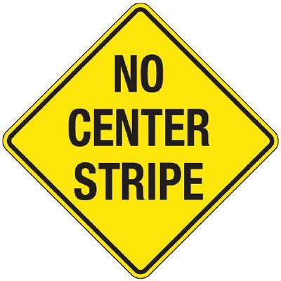 reflective warning signs  center stripeseton canada