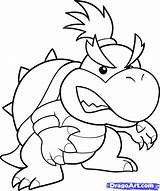 Coloring Bowser Jr Pages Mario Koopalings Colouring Super Drawing Vs Cool Color Print Drawings Brilliance Az Coloringhome Library Comments Clipart sketch template