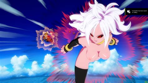 dragon ball fighterz nude mod strips android 21 sankaku complex