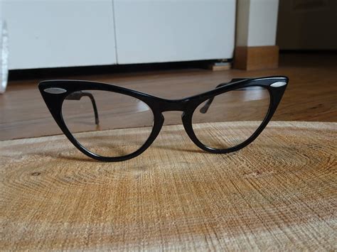 Vintage Shuron Black Cat Eye Eyeglasses Frames Vintage Eye Etsy