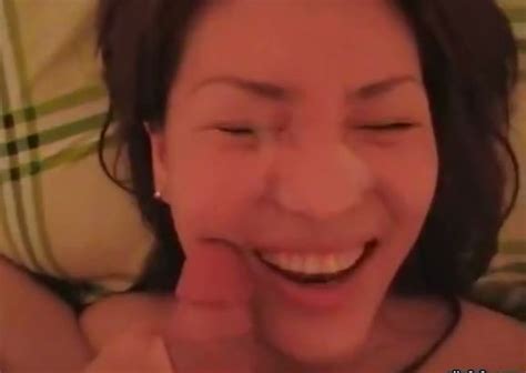 my asian girlfriend sucks my cock on a pov camera