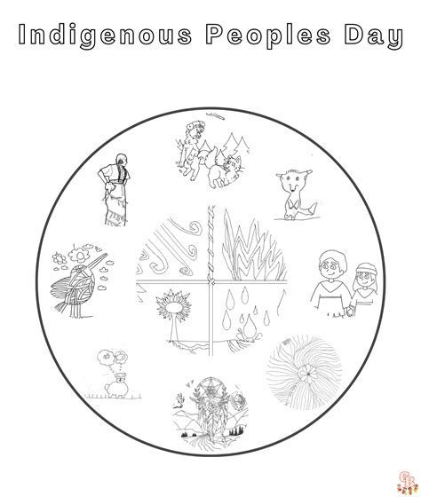 printable indigenous peoples day coloring pages