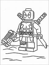 Lego Coloring Pages Avengers Deadpool Marvel Heroes Printable Superhero Logo Para Dibujos Book Activities Colouring Getcolorings Color Kids Billeder Queens sketch template