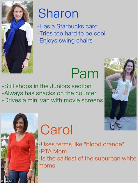 guide to the six suburban white mom stereotypes has the internet in