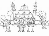 Coloring Pages Eid Colouring Kids Al Sheets Adha Colour Ul Islam sketch template