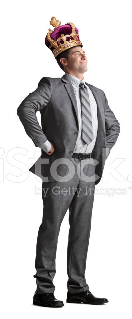 businessman wearing crown stock  freeimagescom