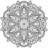 Mystical Pages Coloring Mandala Printable Getcolorings Color sketch template