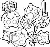 Dedo Fantoches Marionetas Feltro Dedoches Dedos Descargar Dedoche Crianças Titeres Seç sketch template
