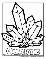 Coloring Quartz Printable Pages Kids Worksheets Letter Crafts sketch template
