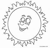 Sun Coloring Color Pages sketch template