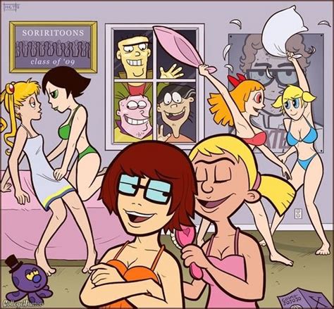 what your favorite 90s cartoon characters would look like in college barnorama