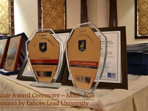 certificate award ceremony