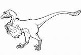 Coloring Raptor Pages Jurassic Velociraptor Dinosaur Ausmalbilder Dinosaurier Rex Indominus Colouring Printable 3d sketch template