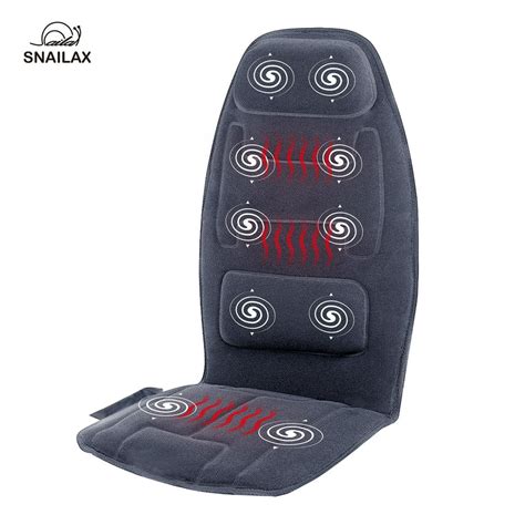 snailax massage seat cushion with heat extra memory foam support