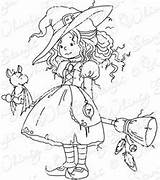 Stamps Whimsy Coloring Halloween Zet Sylvia Etsy Pages Wee sketch template