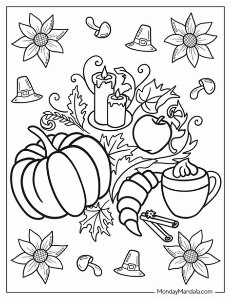 thanksgiving coloring pages   printables